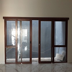 pintu sleding serat kayu
